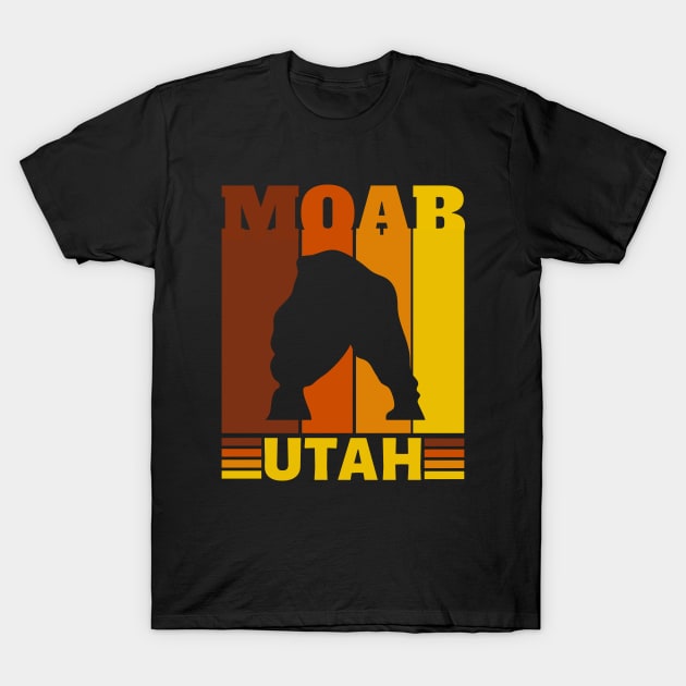 Retro Moab Utah T-Shirt by FullOnNostalgia